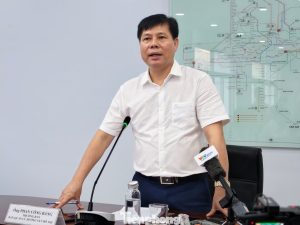 Ông Phan Công Bằng, Trưởng ban MAUR, phát biểu về tiến độ siêu Metro tại TPHCM