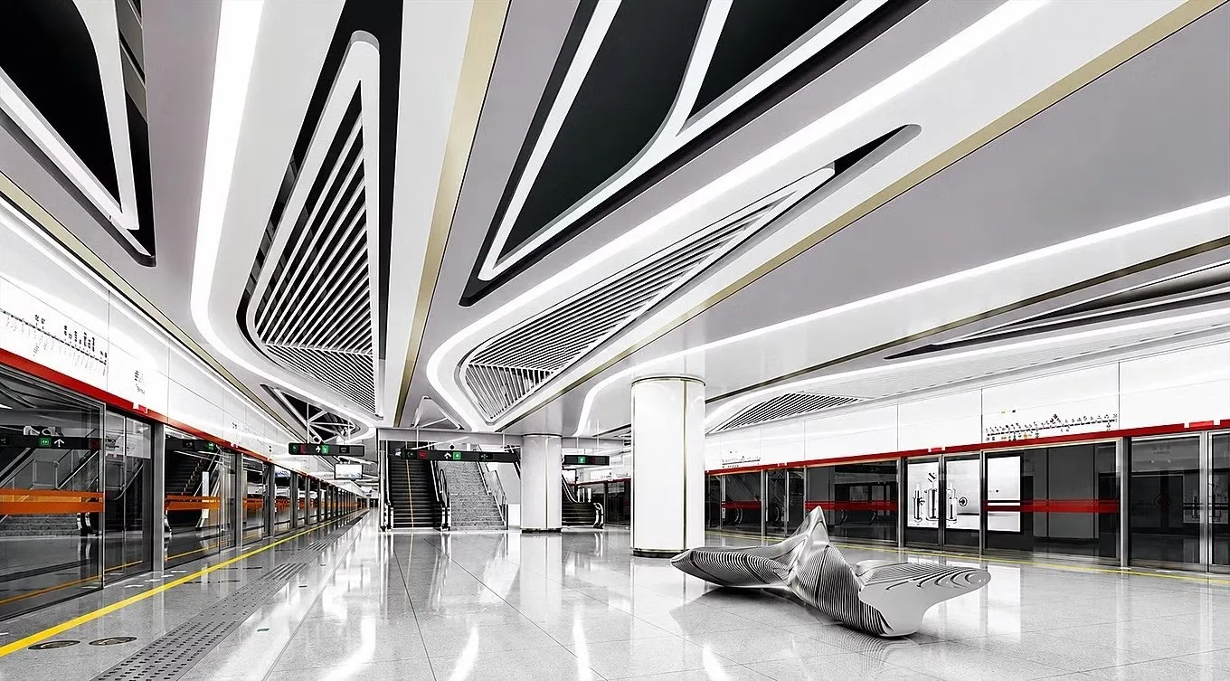 Phối cảnh thiết kế ga ngầm Tao Đàn thuộc tuyến siêu Metro Bến Thành - Tham Lương